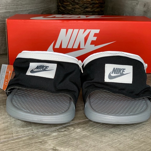 Nike Benassi JDI Fanny Pack Flip Flops - Picture 3 of 6